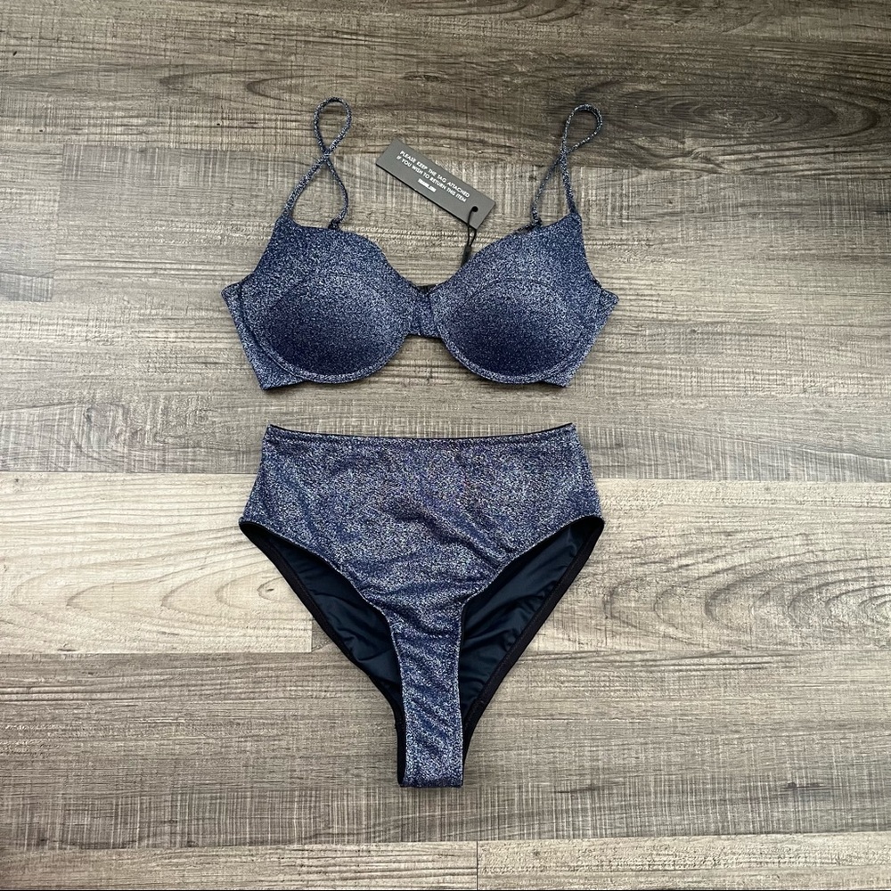 Triangl Swimwear Macia Riverside Sparkle Bikini L/XL